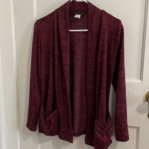Maroon Cardigan